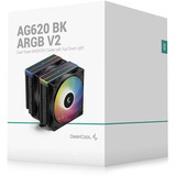 DeepCool AG620 BK ARGB V2, CPU-Kühler schwarz, 120 mm