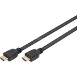 Digitus HDMI Ultra High Speed Anschlusskabel, mit Ethernet, UHD 8K, Typ A schwarz, 2 Meter