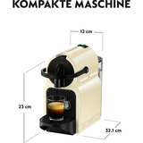 Krups Nespresso Inissia XN 1001, Kapselmaschine weiß/schwarz