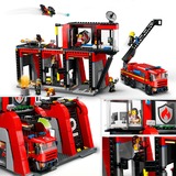 LEGO 60414 City Feuerwehrstation mit Drehleiterfahrzeug, Konstruktionsspielzeug 