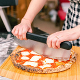 Ooni 14" Bambus Pizzaheber, Grillbesteck holz, für Pizzen bis ca. Ø 36cm