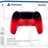 Sony DualSense Wireless-Controller, Gamepad rot/schwarz, Techno Red