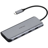 Targus USB-C Dual HDMI 4K Docking Station, Dockingstation silber, USB-A, USB-C, HDMI, RJ45, PD
