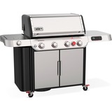 Weber Genesis SX-435 Smarter Gasgrill, Modell 2022 edelstahl, mit CRAFTED Basis-Rahmen und Sear Zone