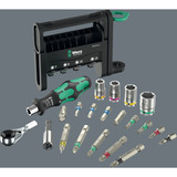 Wera Tool-Check Modular Set 1, mit 3 Werkzeugmodulen, Bit-Satz schwarz/grün, 50-teilig, inkl. 1/4" Bit-Ratsche, Winkelschlüssel
