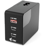 i-tec 100W Intelligent Multiport USB Charger, Ladegerät schwarz