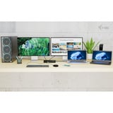 i-tec USB-C KVM Docking Station, Dockingstation schwarz, für Drei Ausgangsgeräte, Zwei Displays, Power Delivery