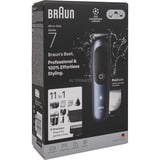 Braun Series 7 All-In-One Style Kit AIO7540, Haarschneider dunkelblau/schwarz, 11-in-1