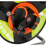 Brennenstuhl Garant G Bretec IP44 Gartenkabeltrommel, 1 Anschluss schwarz/orange, 38 + 2 Meter