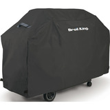 Broil King Gasgrill Crown 310 - BUNDLE schwarz, inkl. Gussplatte, Schutzhülle und Grillzange