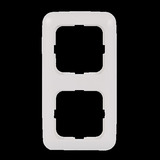 Busch-Jaeger Rahmen zwei-fach, Designlinie Reflex SI, Unterputzmontage, Kunststoff, glänzend weiß (glänzend), Retail