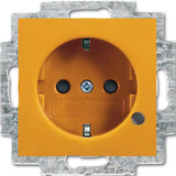 Busch-Jaeger Schutzkontakt Steckdosen Einsatz orange, Retail