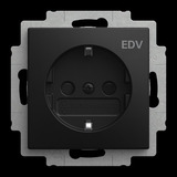 Busch-Jaeger Steckdosen Einsatz 20 EUCB DV 915 schwarz, Retail