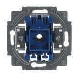 Busch-Jaeger Wechseltaster Einsatz einpolig Wechsler Typ 2020 US-206 Unterputz mit Steckklemme blau, Retail