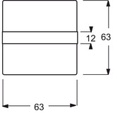 Busch-Jaeger Wippe 1764 NLI/KI-82 weiß, Retail