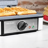 Cecotec Fun Gofrestone Double, Waffeleisen weiß/schwarz