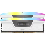 Corsair DIMM 32 GB DDR5-6000 (2x 16 GB) Dual-Kit, Arbeitsspeicher weiß, CMH32GX5M2E6000Z36W, Vengeance RGB, INTEL XMP