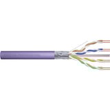 Digitus Professional Cat.6 F/UTP Verlegekabel simplex, Cca violett, 500 Meter Trommel