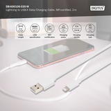 Digitus USB 2.0 Daten-/Ladekabel USB-A > Lightning, MFI zertifiziert weiß, 2 Meter, PD, Laden mit bis zu 12 Watt