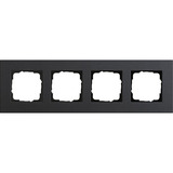 Gira Abdeckrahmen vierfach anthrazit, Retail