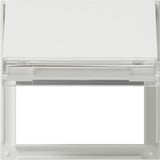 Gira Zentralplatte Klappdeckel mit Schriftfeld TX44 weiß, Retail