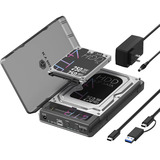 ICY BOX IB-3882MSCL-CU31, Dockingstation schwarz