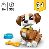 LEGO 31382 Creator 3-in-1 Niedliche Tiere: Verspielter Welpe, Konstruktionsspielzeug 