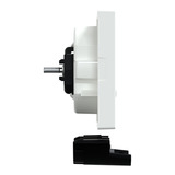 Merten Zentralplatte mit Linse für Kontrolllicht, antibakteriell, glänzend Retail