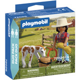 PLAYMOBIL 72026 DuoPack Reiterin mit Fohlen, Konstruktionsspielzeug 