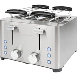 ProfiCook Toaster PC-TA 1252 edelstahl, 1.500 Watt, für 4 Scheiben Toast