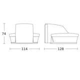 Steinel Bewegungsmelder sensIQ S EVO Aufputz Schalter schwarz, Retail