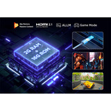 TCL 50PF650, LED-Fernseher 126 cm (50 Zoll), schwarz, UltraHD/4K, Triple Tuner, FireTV OS 7