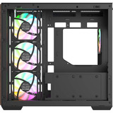 Thermaltake View 380 WS ARGB , Tower-Gehäuse schwarz/holz, Tempered Glass x 2, Holz-Struktur