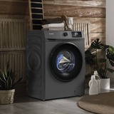 Bomann WA 7175, Waschmaschine titan/schwarz, 60 cm
