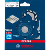 Bosch Diamant-Topfscheibe Expert for Concrete, Ø 125mm, Schleifscheibe Bohrung 22,23mm, für Beton- und Winkelschleifer