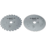 Bosch PRO Wood Cordless Kreissägeblatt 165 mm 2 Stück, Promo-Pack