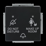 Busch-Jaeger Klingeltaster Einschalteinheit Do Not Disturb Make Up Room anthrazit, Retail