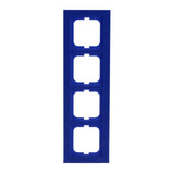 Busch-Jaeger Rahmen 4-fach blau, Retail