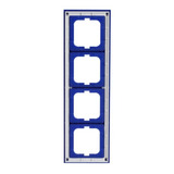 Busch-Jaeger Rahmen 4-fach blau, Retail