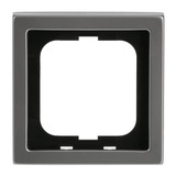 Busch-Jaeger Rahmen einfach aus Edelstahl mit Anti-Fingerprint-Oberfläche, Maße 80 x 80 x 11 mm edelstahl, Retail