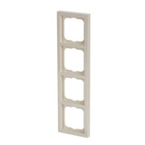 Busch-Jaeger Rahmen vierfach Kunststoff weiß, Retail