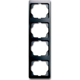 Busch-Jaeger Rahmen vierfach senkrecht alpha 1734 KA-20 platin, Retail