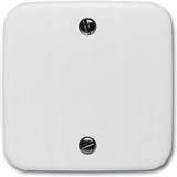 Busch-Jaeger Zentralscheibe für Zugschalter Reflex SI Schraubbefestigung, Abdeckung weiß, Retail