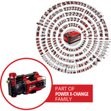 EINHELL Akku-Gartenpumpe AQUINNA 36/38 F LED, 36Volt (2x18V) rot/schwarz, ohne Akku und Ladegerät