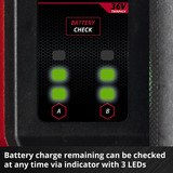 EINHELL Akku-Gartenpumpe AQUINNA 36/38 F LED, 36Volt (2x18V) rot/schwarz, ohne Akku und Ladegerät