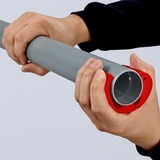 KNIPEX BiX, Rohrschneider für Kunststoffrohre und Dichthülsen rot/blau