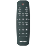 Karcher DAB 4500CD, Kompaktanlage schwarz/silber, UKW, DAB+, CD/MP3-Player, Bluetooth, Wecker