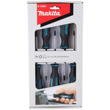 Makita Schraubendreher-Set E-10534, 5-tlg   schwarz/blau,  Ergonomisch, gummierter Handgriff 