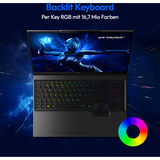 Medion ERAZER Beast 16 X1 Ultimate (MD600089), Gaming-Notebook schwarz, Intel® Core™ Ultra 9 290HX Plus, NVIDIA GeForce RTX 5080, 32 GB DDR5, 1 TB (1 TB SSD), Windows 11 Home