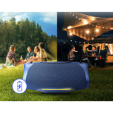 Medion Life P61762 Tragbarer Bluetooth Lautsprecher L blau, Bluetooth, Dual Illuminated, Lightstrip,Integrierte Powerbank